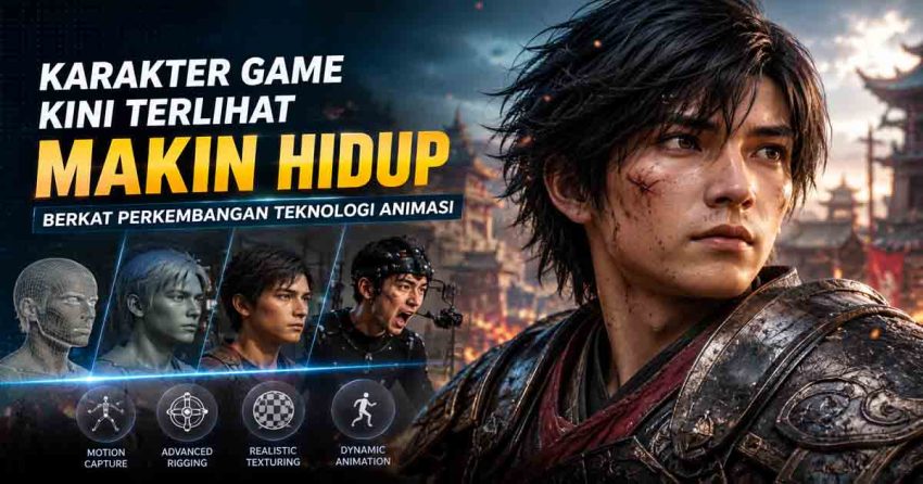 Karakter Game Kini Terlihat Makin Hidup Berkat Perkembangan Teknologi Animasi