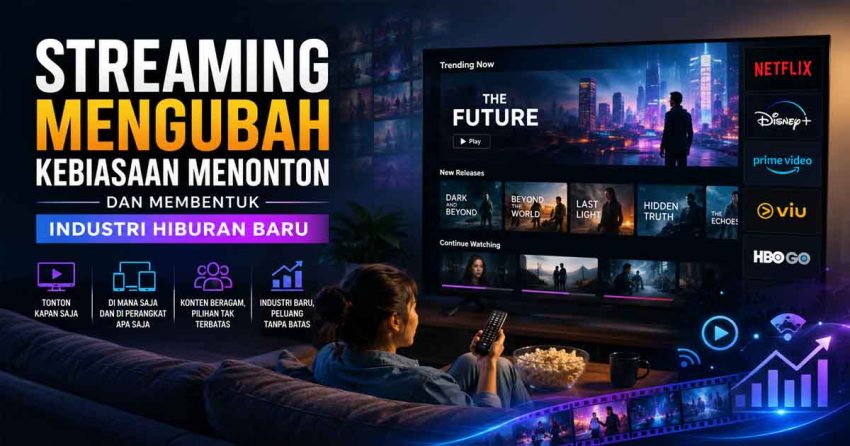 Streaming Mengubah Kebiasaan Menonton dan Membentuk Industri Hiburan Baru